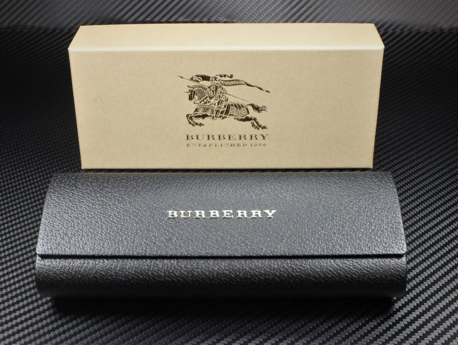 BURBERRY BE1282 1001 Black Demo Lens 55 mm Men 2