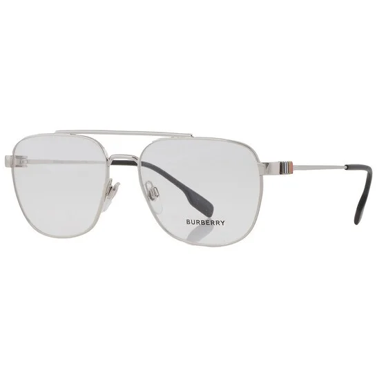 BURBERRY BE1282 1001 Black Demo Lens 55 mm Men 4
