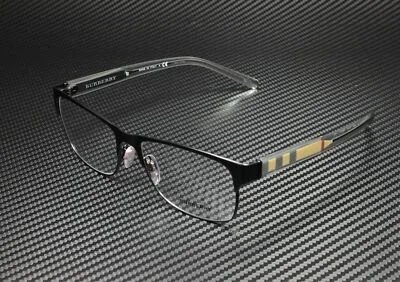 BURBERRY BE1289 1007 Matte Black Demo Lens 55 mm Men
