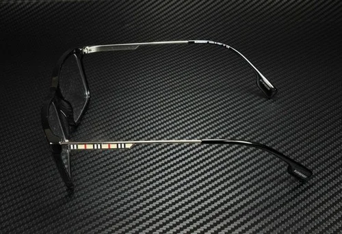 BURBERRY BE2339 3001 Black Rectangle Men 4