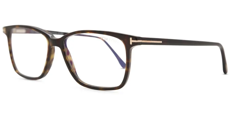New Tom Ford Men Square Eyeglasses FT5478-B 052 Tortoise 55mm