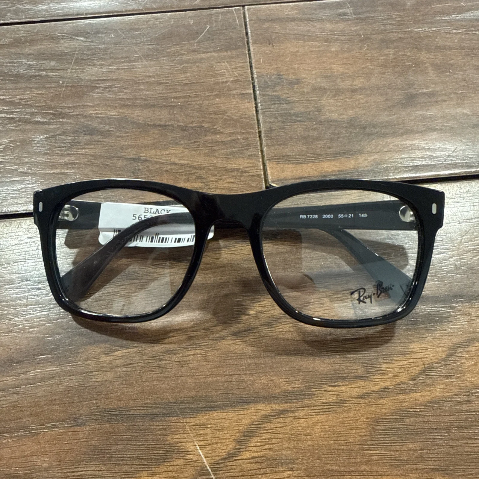 RAY BAN RX8901 5244 Grey Square 55 mm Unisex Eyeglasses 4