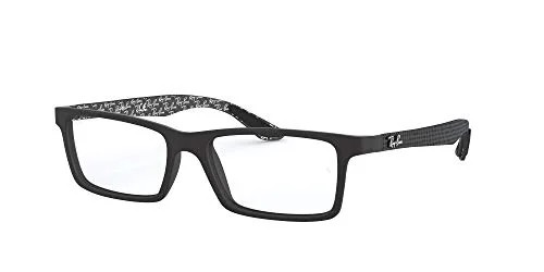 RAY BAN RX8901 5263 Gloss Black Rectangle Men 2
